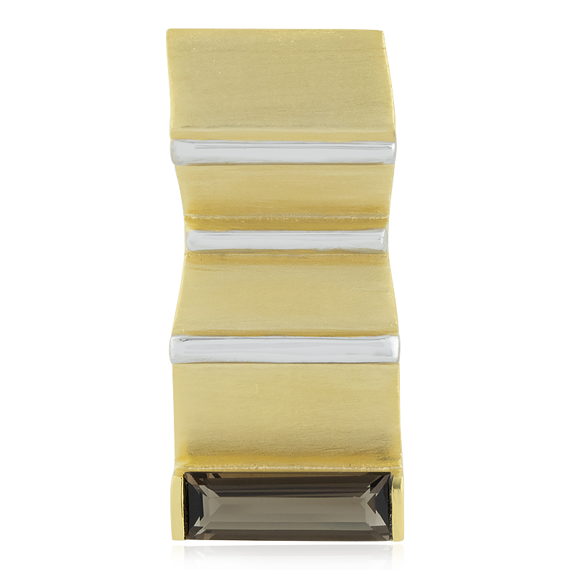 Rauchquarz-Silberanhänger (MONOSONO COLLECTION) Rauchquarz-Silberanhänger (MONOSONO COLLECTION)