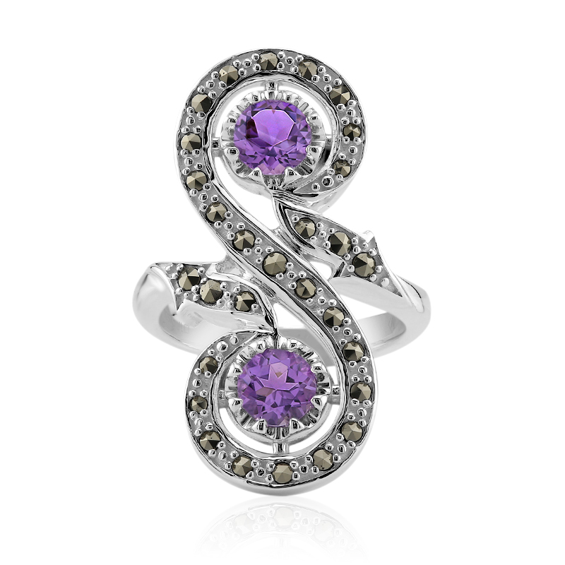 Amethyst-Silberring (Annette classic)