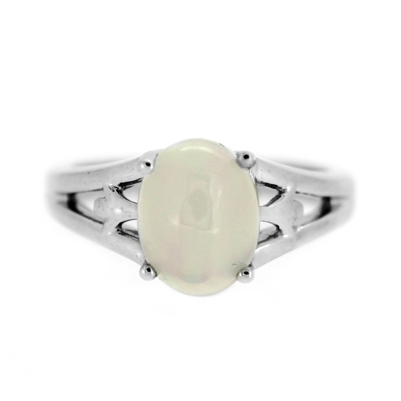Welo-Opal-Silberring Welo-Opal-Silberring