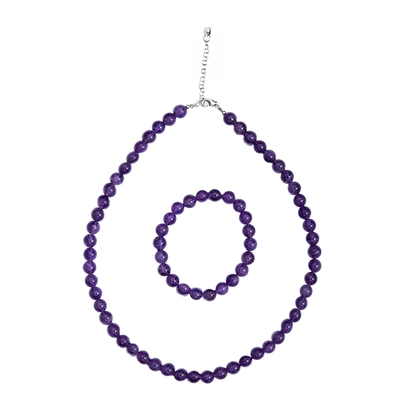 Amethyst-Silberset