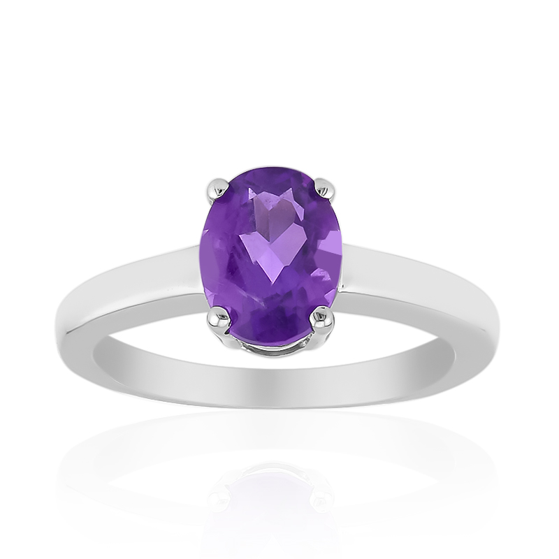Sambia-Amethyst-Silberring