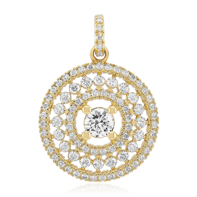 VVS2 (G) Brillant-Goldanhänger (Annette) VVS2 (G) Brillant-Goldanhänger (Annette)