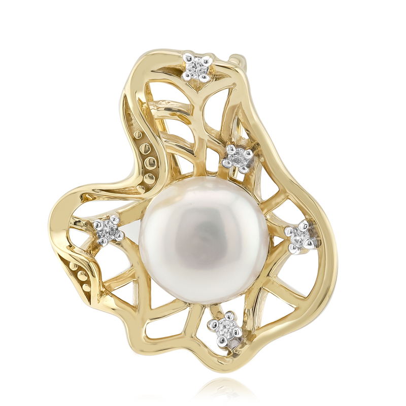 Weiße Süßwasserzuchtperlen-Silberanhänger (TPC)