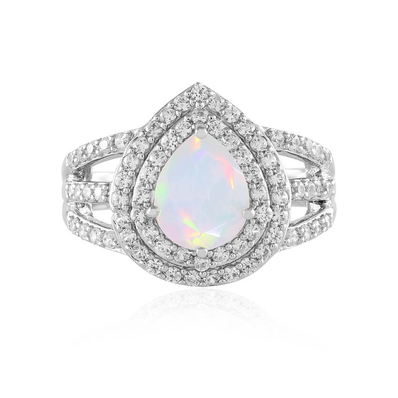 Welo-Opal-Silberring Welo-Opal-Silberring