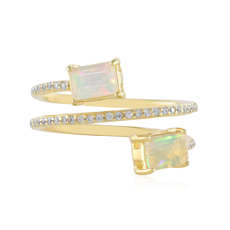 Welo-Opal-Silberring Welo-Opal-Silberring