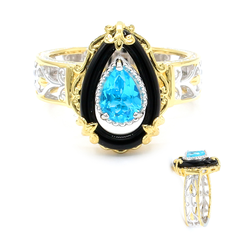 Edelstein-Silberring (Gems en Vogue)