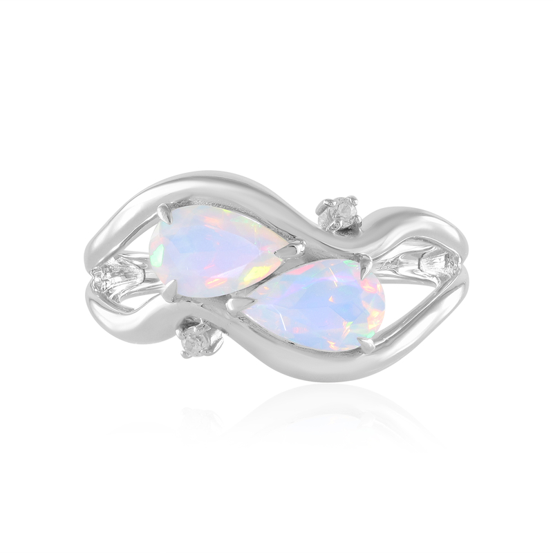 AAA-Welo-Opal-Silberring (de Melo Essence)
