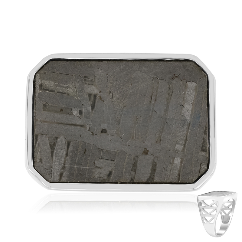 Aletai-Meteorit-Silberring
