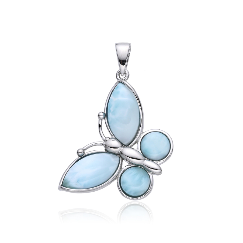 Larimar-Silberanhänger Larimar-Silberanhänger