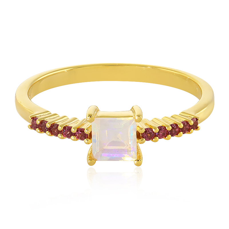 Welo-Opal-Silberring Welo-Opal-Silberring