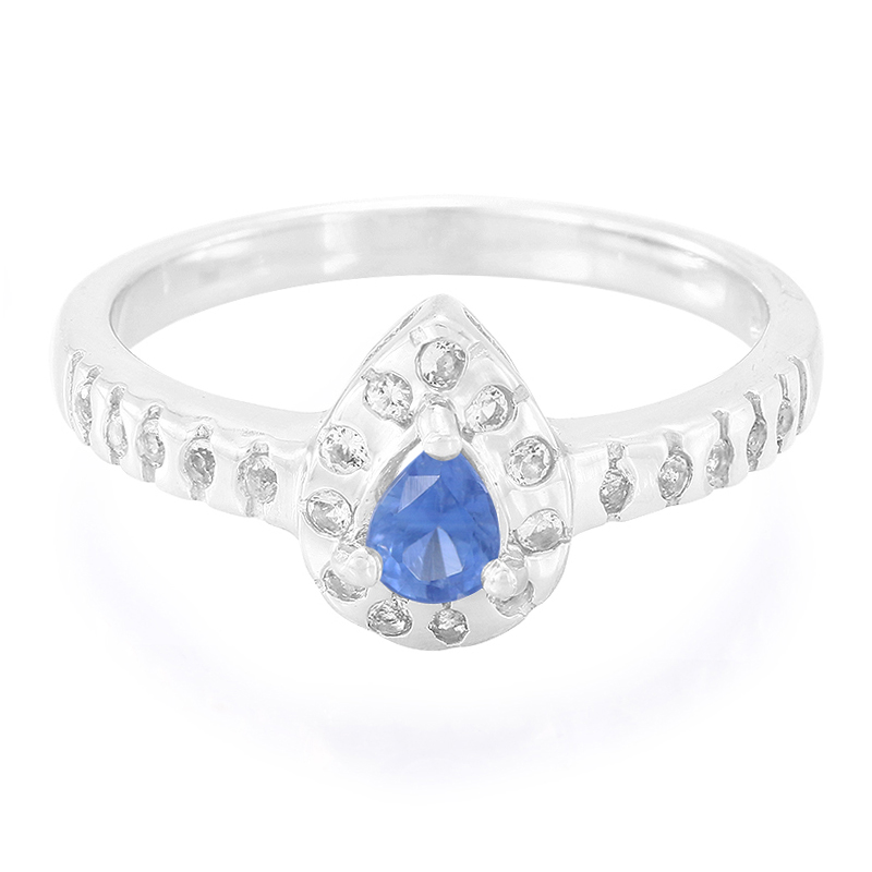 Nepalesischer Kyanit-Silberring