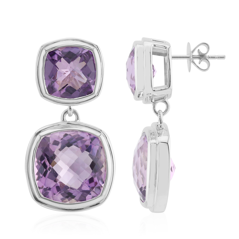 Amethyst-Silberohrringe (Pallanova) Amethyst-Silberohrringe (Pallanova)