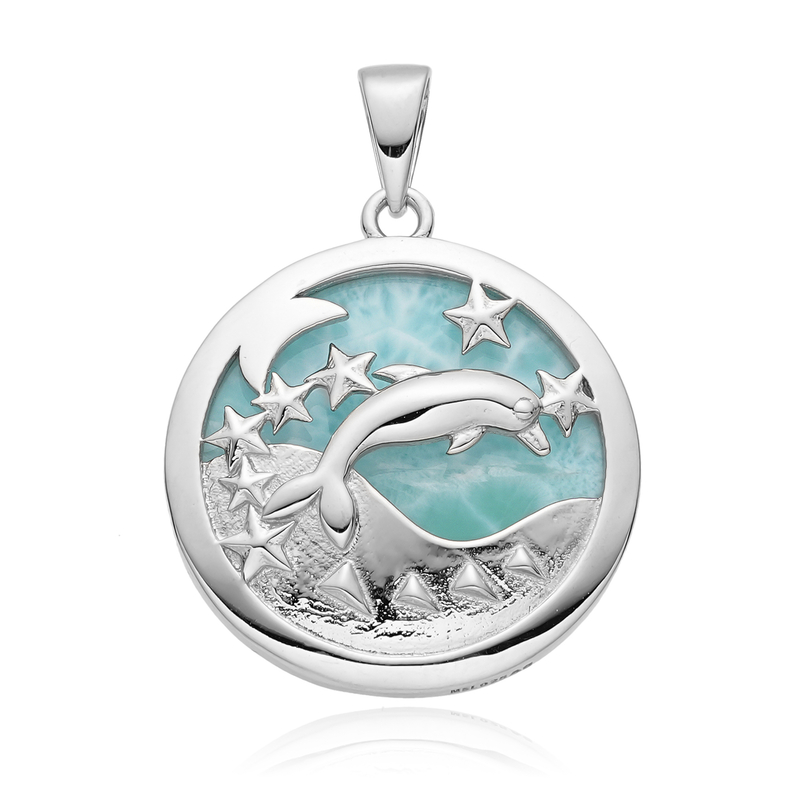 Larimar-Silberanhänger Larimar-Silberanhänger