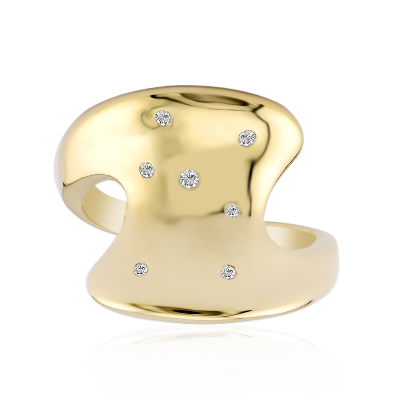 SI1 (G) Brillant-Silberring (Annette) SI1 (G) Brillant-Silberring (Annette)