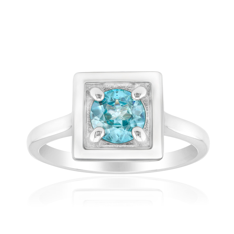 Ratanakiri-Zirkon-Silberring