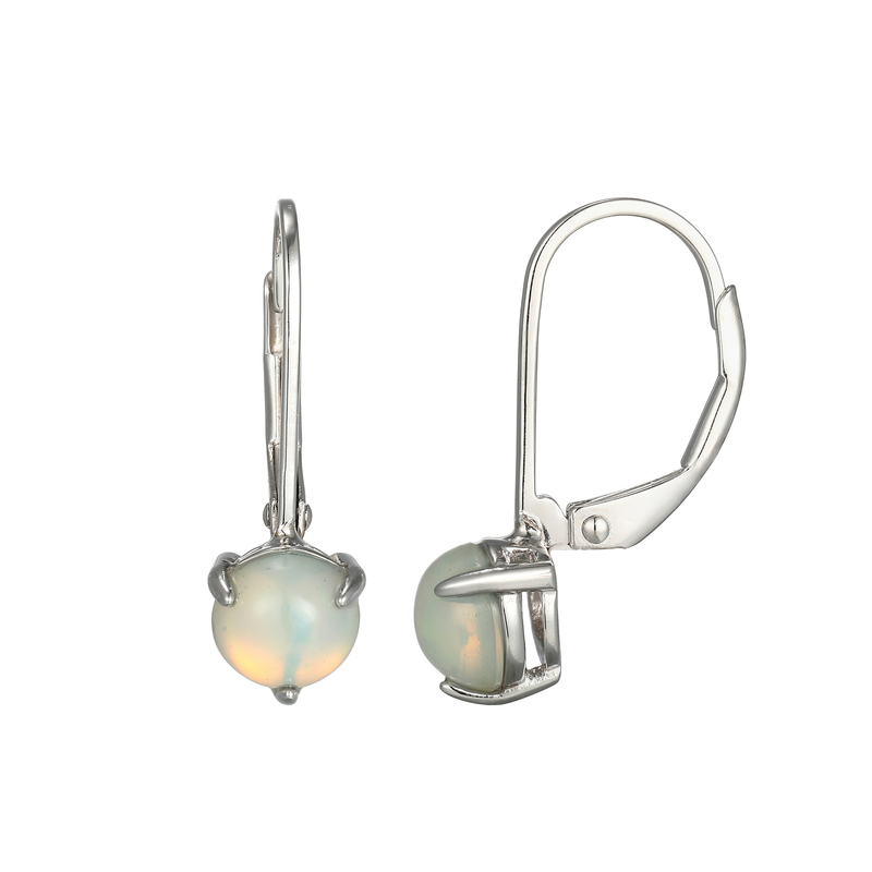 Welo-Opal-Silberohrringe