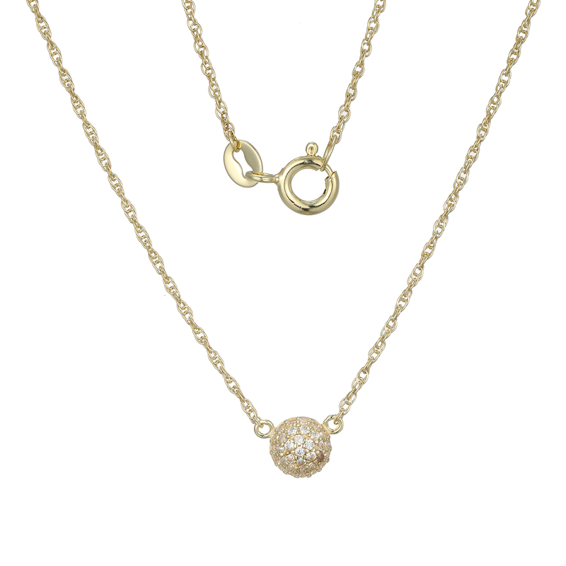 Zirkon-Silbercollier (Adela Silber)