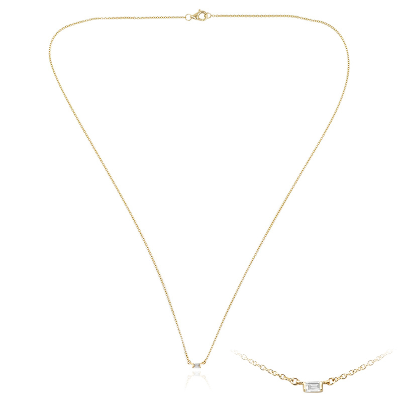 SI2 (G) Diamant-Goldcollier (de Melo)