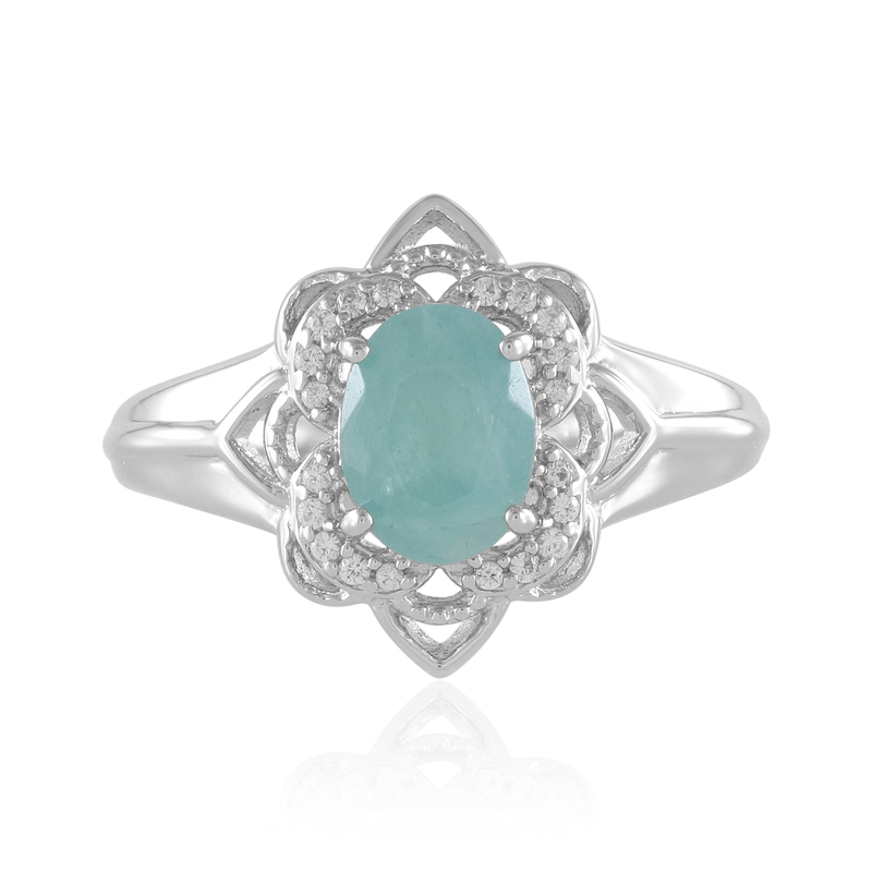 Grandidierit-Silberring