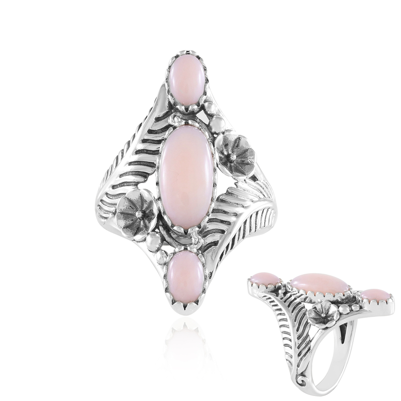 Rosa opal-silverring (Desert Chic) från Juwelo