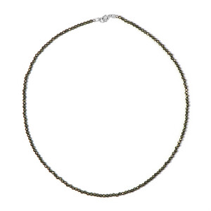 Pyrite Silver Necklace 1012GZ