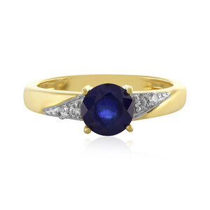 Madagascar Blue Sapphire Silver Ring 1098KW