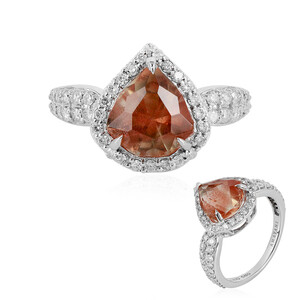 14K Oregon Sunstone Gold Ring (AMAYANI) 1115VT