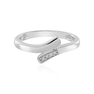 Zilveren ring met I3 (I) Diamanten 1348HZ