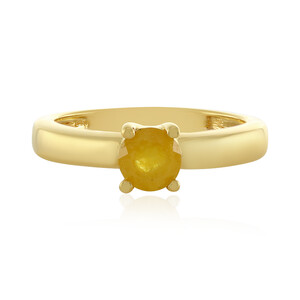Madagascar Yellow Sapphire Silver Ring 1516TW