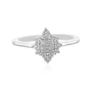 I1 (I) Diamond Silver Ring 1694MZ