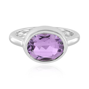 Zilveren ring met een lavendel amethist 1976RY