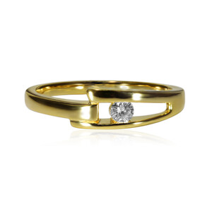 18K VS1 (E) Diamond Gold Ring (adamantes [!]) 2147PC