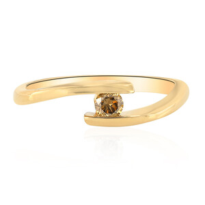 18K SI1 Argyle Cognac Diamond Gold Ring (Mark Tremonti) 2214XR