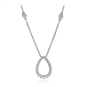 14K SI2 (H) Diamond Gold Necklace (CIRARI) 2560QX