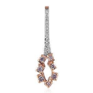 18K I3 Argyle Pink Diamond Gold Pendant (Mark Tremonti) 2590GK
