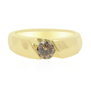 SI2 Argyle-Schokoladen-Diamant-Goldring (de Melo) 2747KE