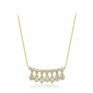 Gouden halsketting met I1 (H) Diamanten (CIRARI) 2855KO
