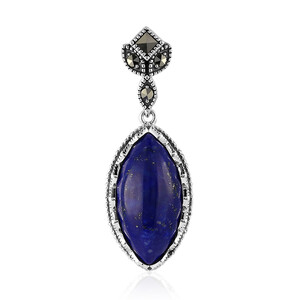 Zilveren hanger met een lapis lazuli (Annette classic) 3009RP