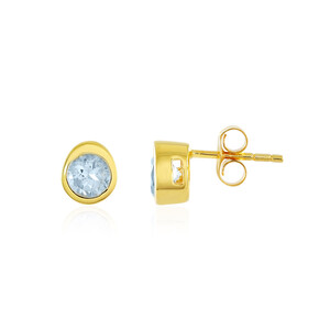 Sky Blue Topaz Silver Earrings 3119RF