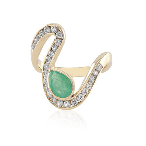 Gouden ring met een Russische smaragd (Adela Gold)