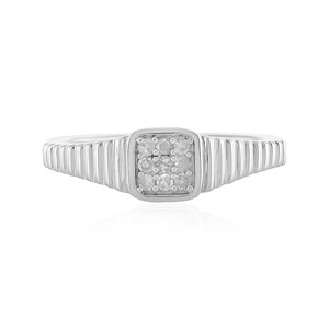 I2 (I) Diamond Silver Ring 3408TY