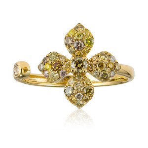Gouden ring met SI2 Fancy Diamanten (CIRARI) 3463LN