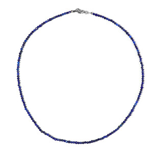 Lapislazuli-Silberhalskette 3596RP