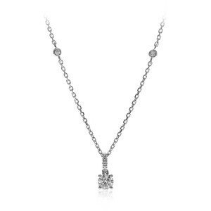 14K I1 (H) Diamond Gold Necklace (CIRARI) 3652YB