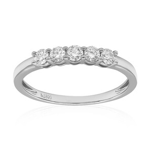SI2 (G) Diamond Platinium Ring 3719AA