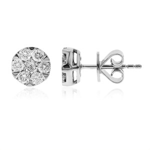 Gouden oorbellen met I1 (H) Diamanten (CIRARI) 3906FN