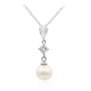 Freshwater pearl Silver Necklace 3975LX