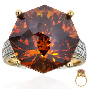 18K Sphalerite Gold Ring (AMAYANI) 3987BW