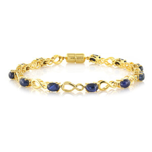 Blue Star Sapphire Silver Bracelet 4076RZ