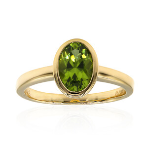 Anillo en oro con Peridoto de Arizona (Amanda Adkins) 4080WF